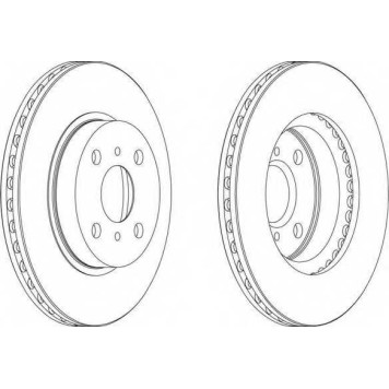Тормозной диск FERODO DDF794-1