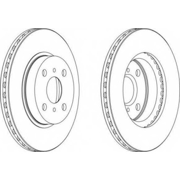 Тормозной диск FERODO DDF794