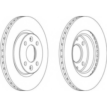 Тормозной диск FERODO DDF1096