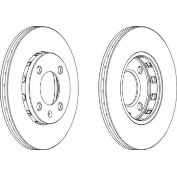 Тормозной диск FERODO DDF812