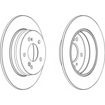Тормозной диск FERODO DDF819