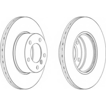 Тормозной диск FERODO DDF834-1