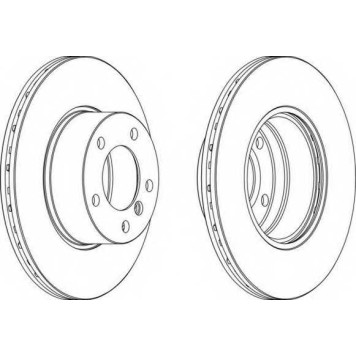 Тормозной диск FERODO DDF834