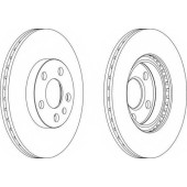 Тормозной диск FERODO DDF842