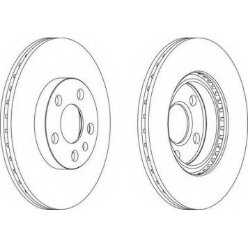 Тормозной диск FERODO DDF842