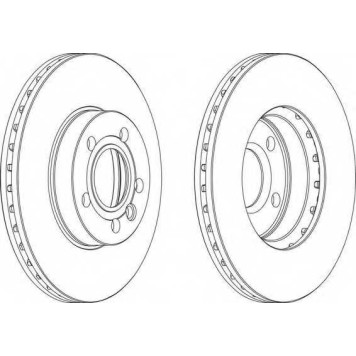 Тормозной диск FERODO DDF846-1