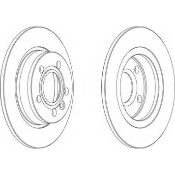 Тормозной диск FERODO DDF847-1