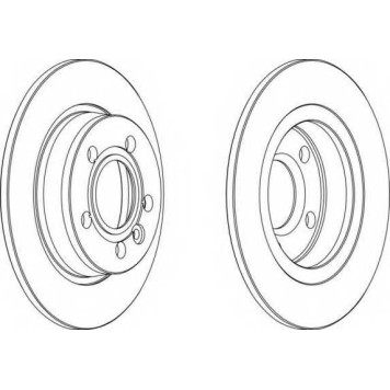 Тормозной диск FERODO DDF847
