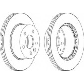 Тормозной диск FERODO DDF860