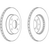 Тормозной диск FERODO DDF867
