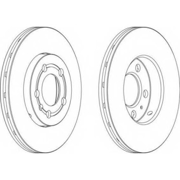 Тормозной диск FERODO DDF927