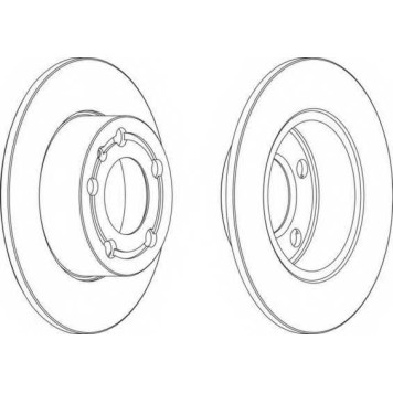 Тормозной диск FERODO DDF929