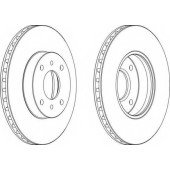 Тормозной диск FERODO DDF959
