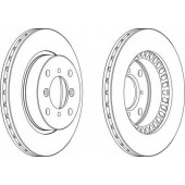 Тормозной диск FERODO DDF978