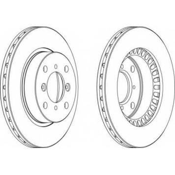 Тормозной диск FERODO DDF978