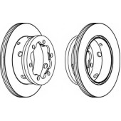 Тормозной диск FERODO FCR191A