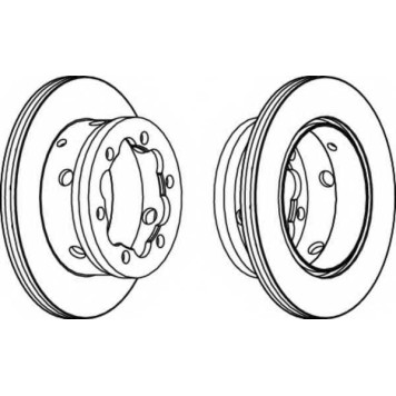 Тормозной диск FERODO FCR191A