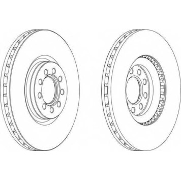Тормозной диск FERODO FCR317A