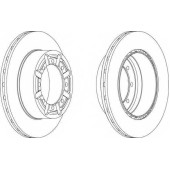 Тормозной диск FERODO FCR340A