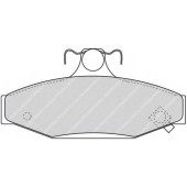 Колодки тормозные дисковые задний для DAEWOO KORANDO(KJ), MUSSO(FJ), REXTON(GAB#) / SSANGYONG KORANDO(KJ), MUSSO SPORTS, MUSSO(FJ), REXTON(GAB#) <b>FERODO FDB1157 / 23242</b>