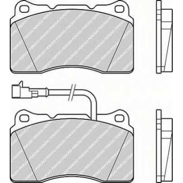 Колодки тормозные дисковые передний для LANCIA KAPPA(838,838A,838B) / MITSUBISHI LANCER(CJ-CP#,CS#A,CT0) / VOLVO S60 <b>FERODO FDB1334 / 23092</b>-1