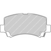 Колодки тормозные дисковые передний для CHERY A1 / SUZUKI WAGON R, WAGON R+(EM,MM) <b>FERODO FDB1421 / 23662</b>