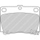 Колодки тормозные дисковые задний для MITSUBISHI GALLOPER(JK-01), PAJERO(K90) <b>FERODO FDB1570 / 23593</b>