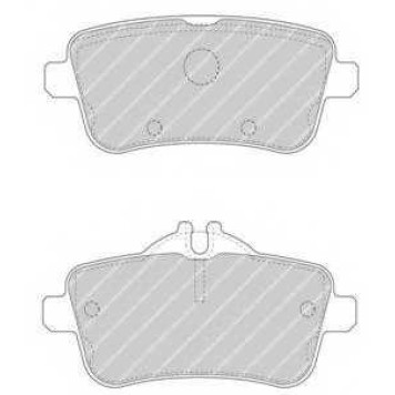 Колодки тормозные дисковые задний для MERCEDES GL(X166), M(W166) <b>FERODO FDB4169</b>