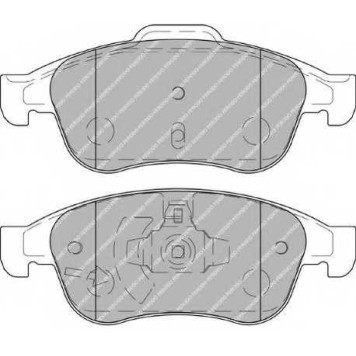 FERODO FDB4180 - колодки тормозные, передние-1