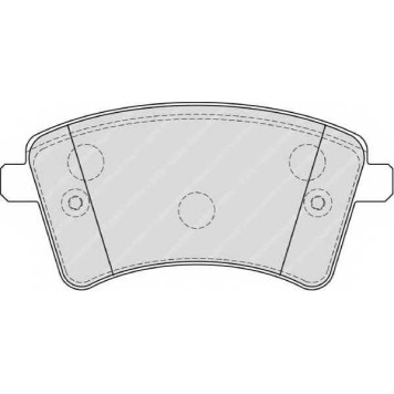 Колодки тормозные дисковые передний для MERCEDES CITAN Mixto(415), CITAN(415) / RENAULT KANGOO Express(FW0/1#), KANGOO(KW0/1#) <b>FERODO FDB4185 / 24693</b>