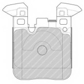 Колодки тормозные дисковые задний для BMW 1(F20,F21), 2(F22,F23,F87), 3(F30,F31,F34,F35,F80), 4(F32,F33,F36,F82,F83) <b>FERODO FDB4663</b>