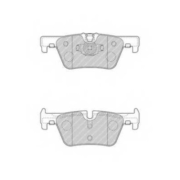 Колодки тормозные дисковые задний для BMW 1(F20,F21), 2(F22,F23,F87), 3(F30,F31,F34,F35,F80), 4(F32,F33,F36,F82,F83) <b>FERODO FDB4670</b>