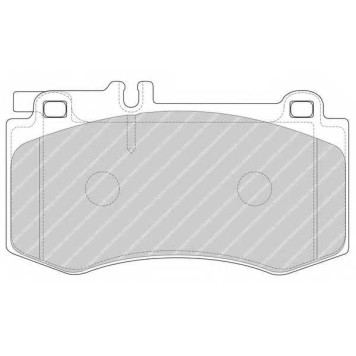 Колодки тормозные дисковые передний для MERCEDES CLS(C218,X218), E(S212,W212) <b>FERODO FDB4694</b>