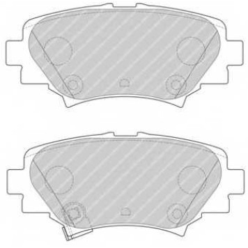 Колодки тормозные дисковые задний для MAZDA 3(BM) <b>FERODO FDB4700</b>