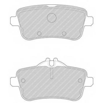 Колодки тормозные дисковые задний для MERCEDES M(W166) <b>FERODO FDB4701</b>