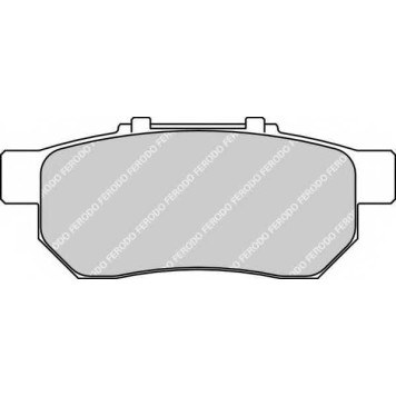 Колодки тормозные дисковые задний для HONDA CITY(GM), CIVIC(EG,EH,EJ,EK,MA,MB,MC), CRX(EG,EH), JAZZ(GD,GE) <b>FERODO FDB778 / 21739</b>