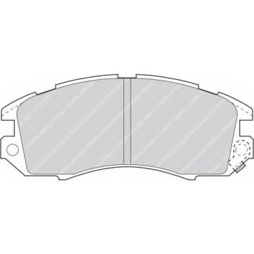 Колодки тормозные дисковые передний для SUBARU IMPREZA(GC,GF,GFC), LEGACY(BC,BD,BG,BJF) <b>FERODO FDB789 / 21495</b>