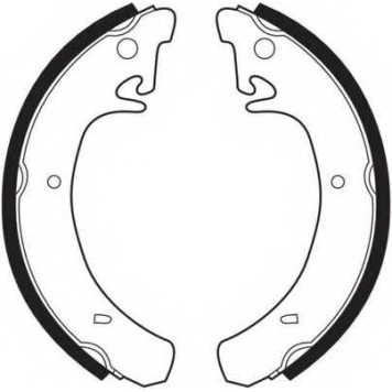 Комплект тормозных колодок задний <b>FERODO FSB240</b>