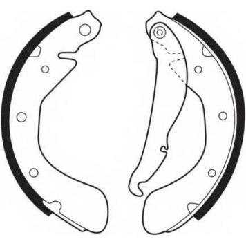 Комплект тормозных колодок задний для CHEVROLET EPICA, LACETTI, LANOS, NUBIRA / DAEWOO ARANOS, CIELO, ESPERO, LACETTI, LANOS, LEMANS, NEXIA, NUBIRA, TOSCA / OPEL ASTRA, COMBO, CORSA, TIGRA TwinTop, VECTRA <b>FERODO FSB335</b>