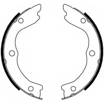 Комплект колодок стояночной тормозной системы FERODO FSB4004