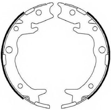 Комплект колодок стояночной тормозной системы FERODO FSB4019