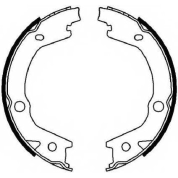 Комплект колодок стояночной тормозной системы FERODO FSB4021