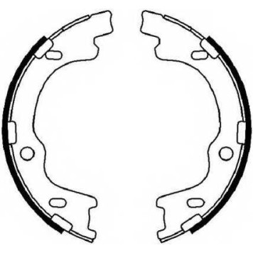 Комплект колодок стояночной тормозной системы FERODO FSB4022