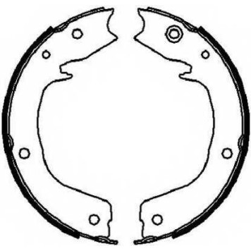 Комплект колодок стояночной тормозной системы FERODO FSB4027