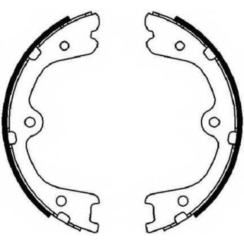 Комплект колодок стояночной тормозной системы FERODO FSB4030
