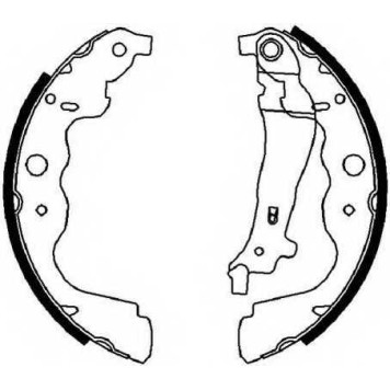 Комплект тормозных колодок задний для RENAULT CAPTUR, CLIO, DUSTER, KANGOO Express, KANGOO, LOGAN EXPRESS, LOGAN, THALIA, ZOE <b>FERODO FSB4031</b>