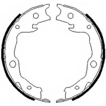 Комплект колодок стояночной тормозной системы FERODO FSB4035