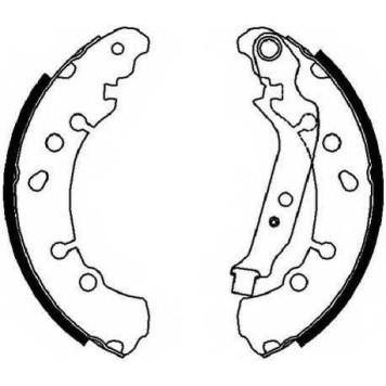 Комплект тормозных колодок задний для DAIHATSU CHARADE / TOYOTA YARIS(KSP9#, NCP9#, NSP9#, SCP9#, ZSP9#) <b>FERODO FSB4037</b>