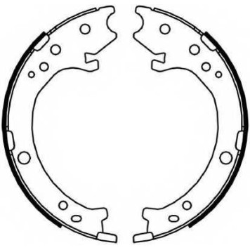 Комплект колодок стояночной тормозной системы FERODO FSB4043