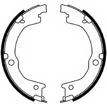Комплект колодок стояночной тормозной системы FERODO FSB4049